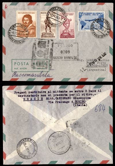 Italia / Repubblica / Aerogrammi