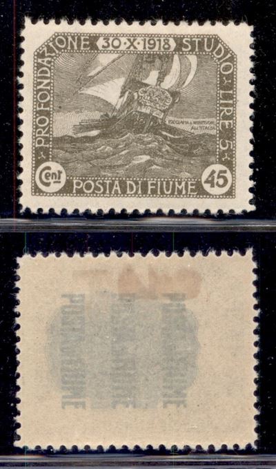 Italia / Occupazioni i Guerra Mondiale / Fiume / Posta Ordinaria