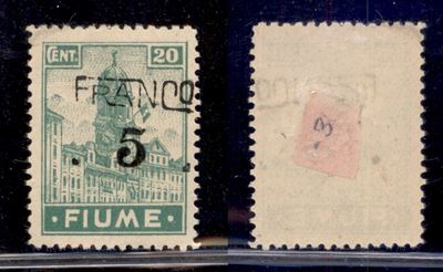 Italia / Occupazioni i Guerra Mondiale / Fiume / Posta Ordinaria