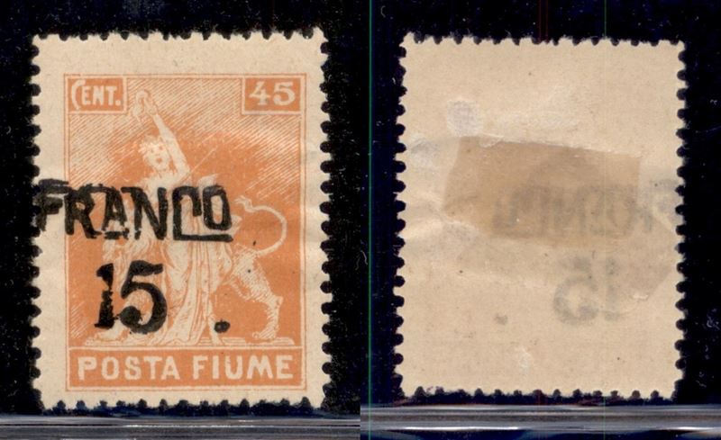 Italia / Occupazioni i Guerra Mondiale / Fiume / Posta Ordinaria