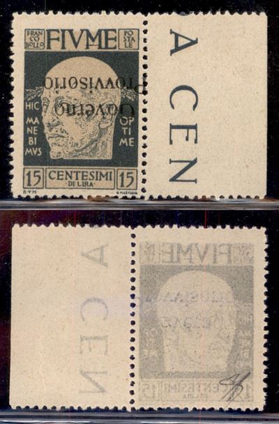 Italia / Occupazioni i Guerra Mondiale / Fiume / Posta Ordinaria