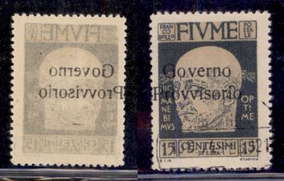 Italia / Occupazioni i Guerra Mondiale / Fiume / Posta Ordinaria