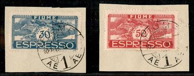 Italia / Occupazioni i Guerra Mondiale / Fiume / Espressi