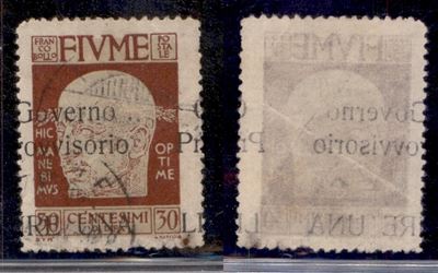 Italia / Occupazioni i Guerra Mondiale / Fiume / Posta Ordinaria