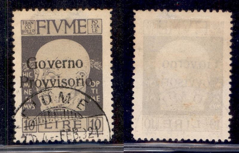 Italia / Occupazioni i Guerra Mondiale / Fiume / Posta Ordinaria