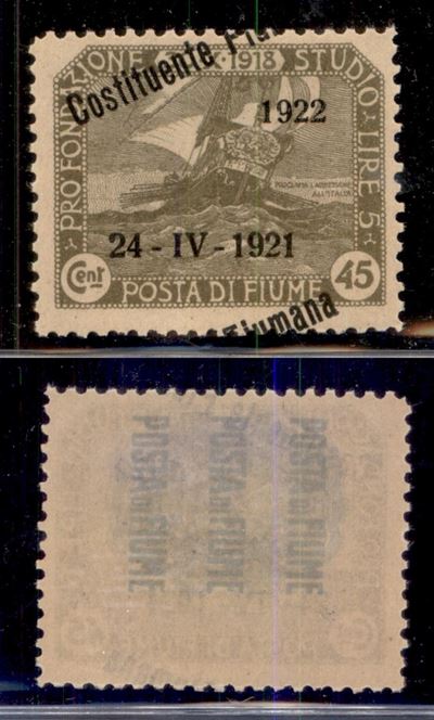 Italia / Occupazioni i Guerra Mondiale / Fiume / Posta Ordinaria