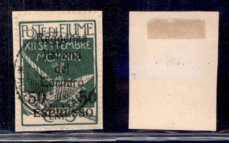 Italia / Occupazioni i Guerra Mondiale / Fiume / Espressi