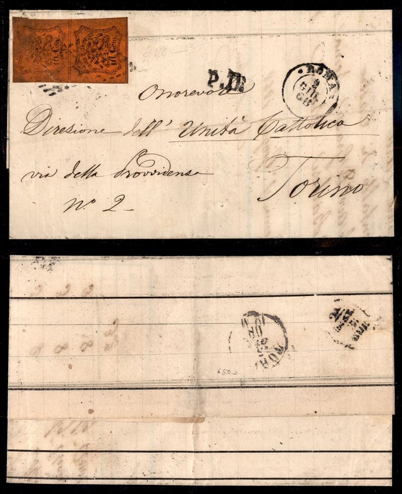 Italia / Antichi Stati Italiani / Stato Pontificio / Posta Ordinaria