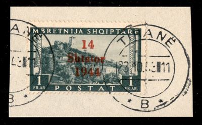 Italia / Occupazioni Straniere di Territori Italiani / Occupazione Tedesca / Albania / Posta Ordi...