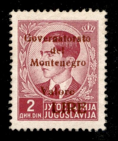 Italia / Occupazioni II Guerra Mondiale / Montenegro / Posta Ordinaria