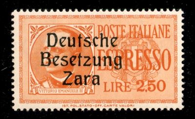 Italia / Occupazioni Straniere di Territori Italiani / Occupazione Tedesca / Zara / Espressi