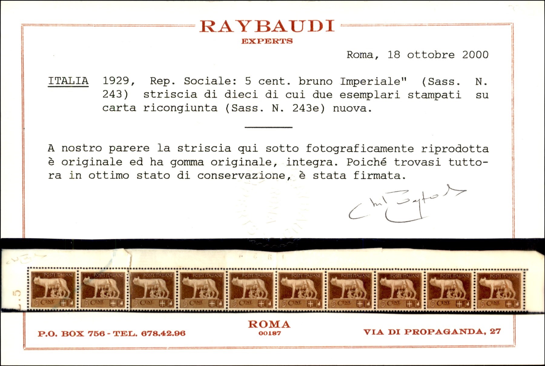 Italia / Regno / Posta Ordinaria