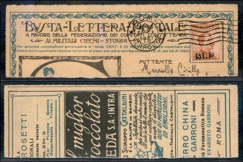 Italia / Regno / b.L.p