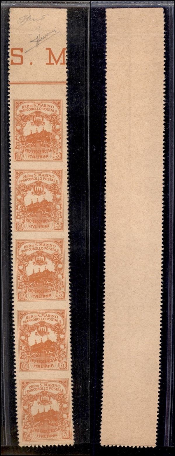 SAN MARINO / Saggi  (1916)  - Asta Asta Pubblica-Live Vendita Generale - Auction  [..]