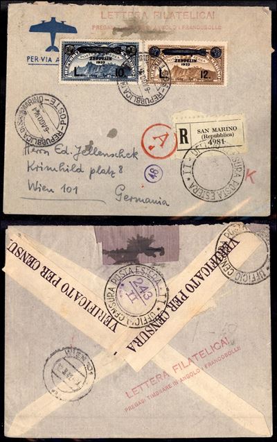 San Marino / Posta Aerea