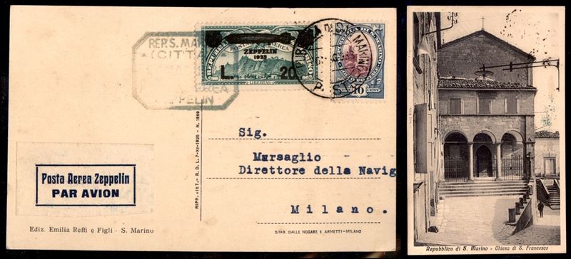 San Marino / Posta Aerea