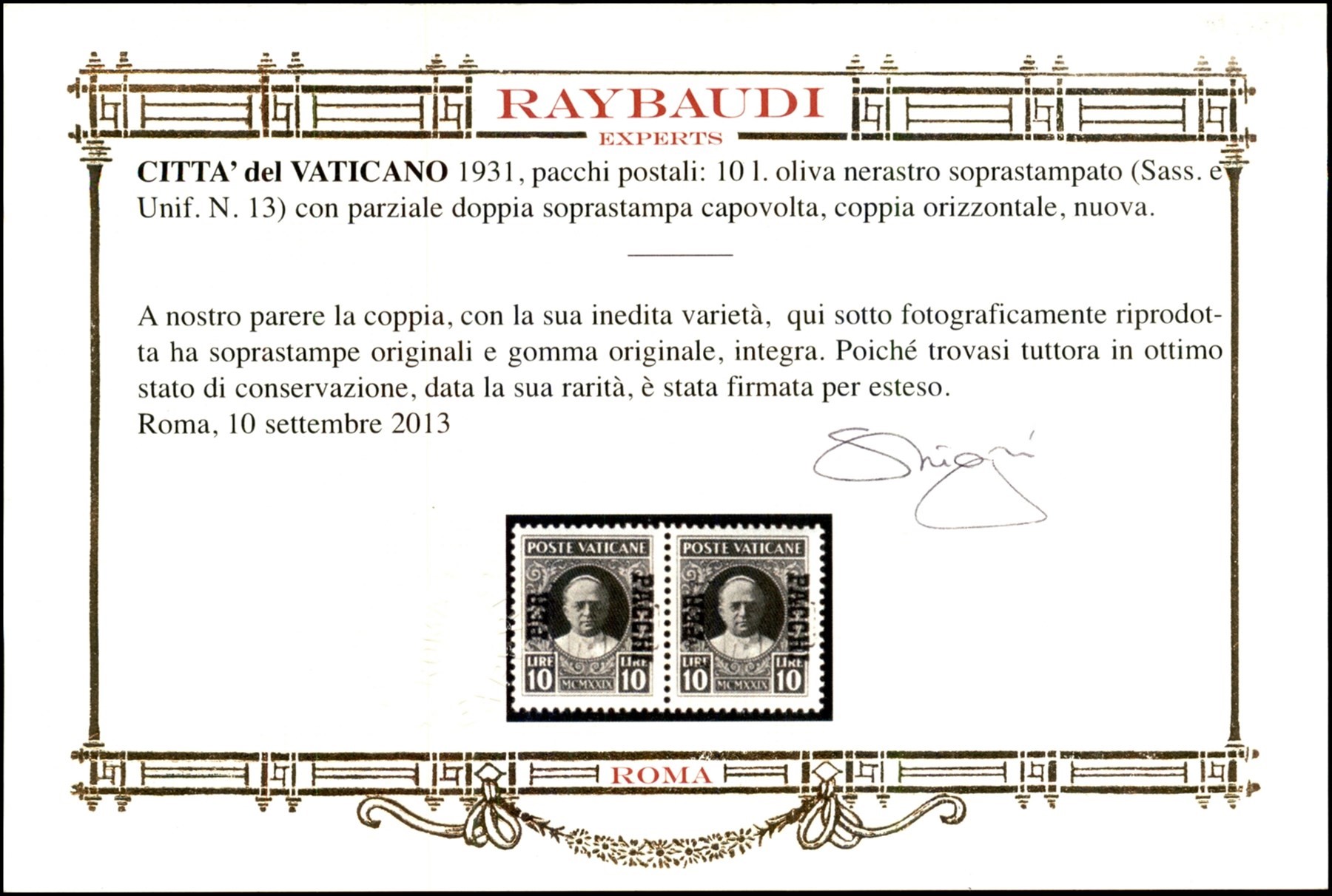 Vaticano / Pacchi Postali