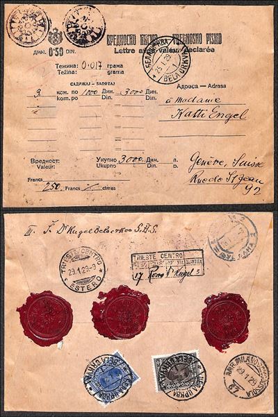 Jugoslavia / Posta Ordinaria