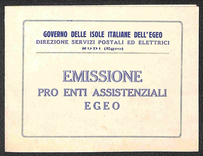 Italia / Colonie / Egeo / Occupazione Tedesca Dell'egeo / Espressi