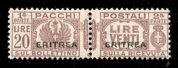 ITALIA / Colonie / Eritrea / Pacchi postali