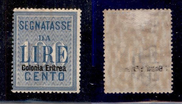 ITALIA / Colonie / Eritrea / Segnatasse