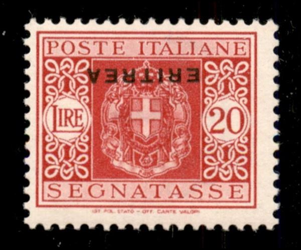 ITALIA / Colonie / Eritrea / Segnatasse