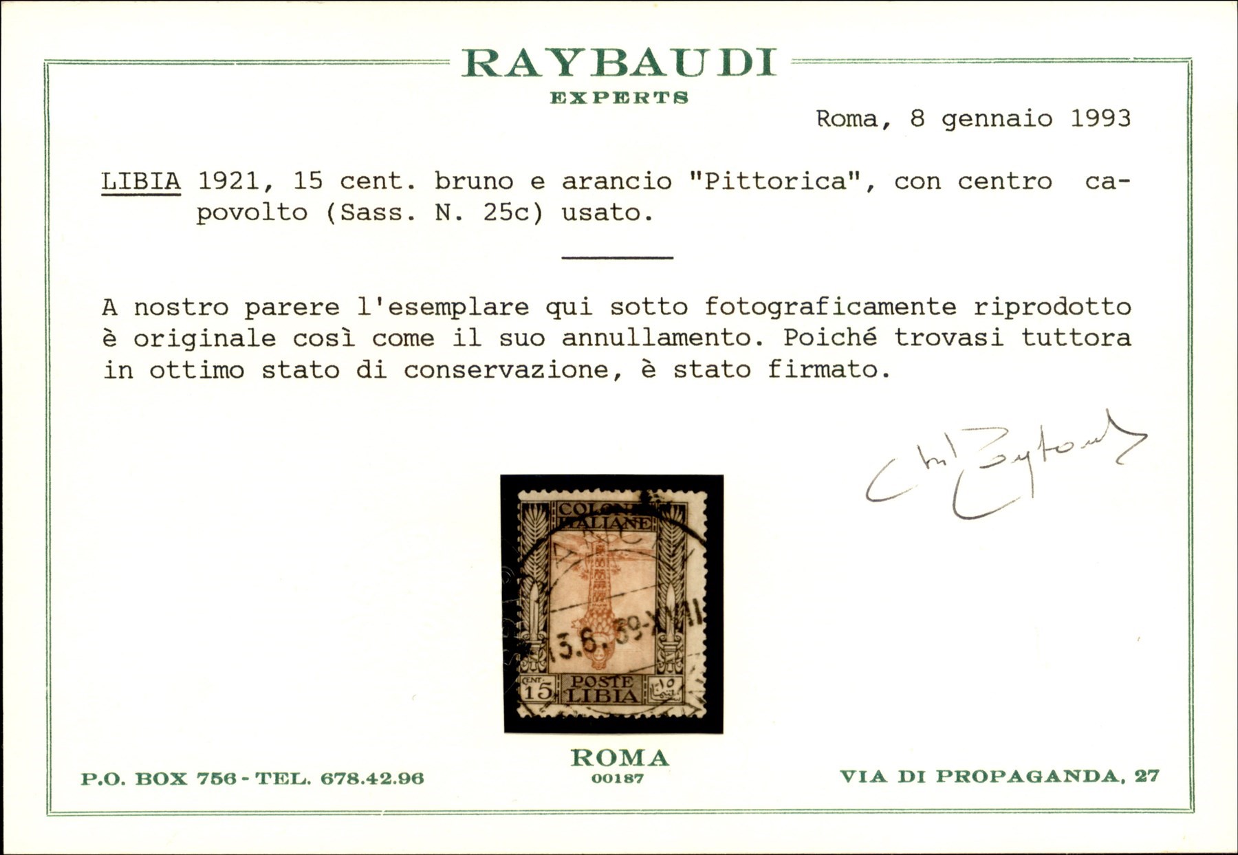 Italia / Colonie / Libia / Posta Ordinaria