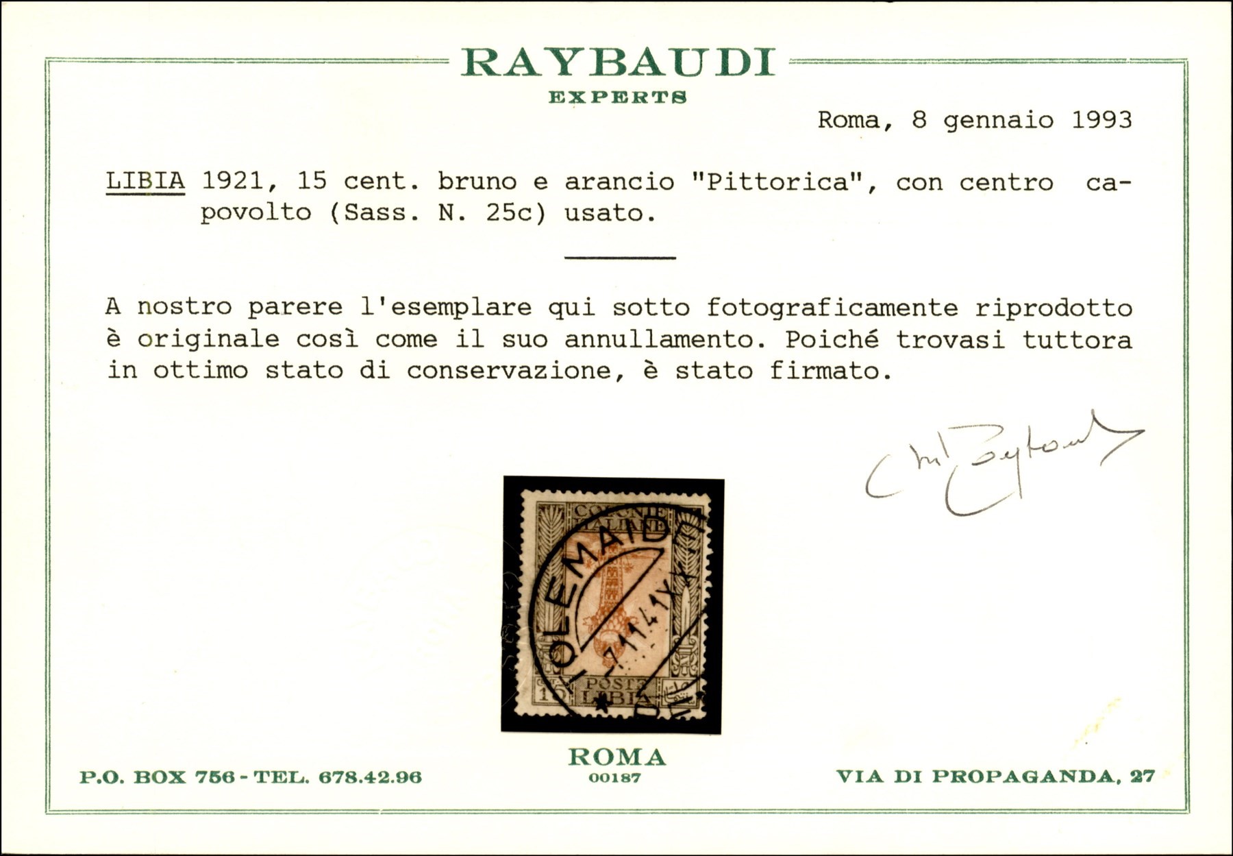 Italia / Colonie / Libia / Posta Ordinaria