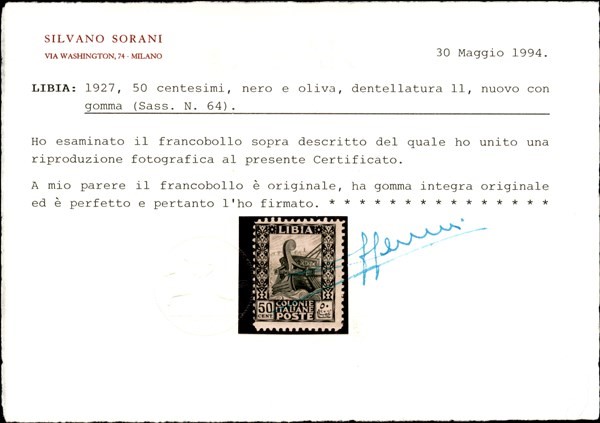 Italia / Colonie / Libia / Posta Ordinaria