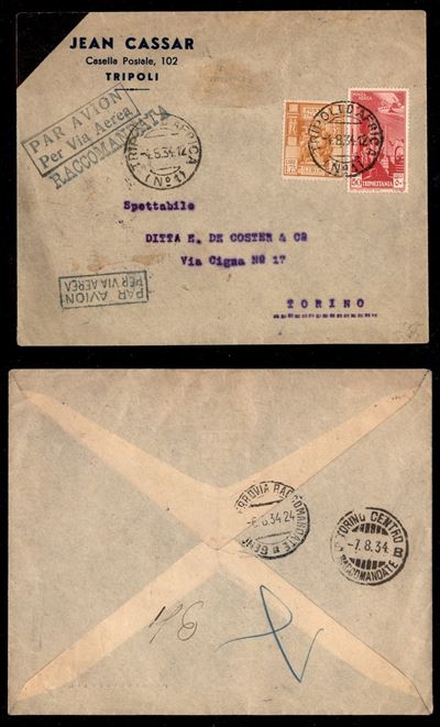 Italia / Colonie / Libia / Aerogrammi