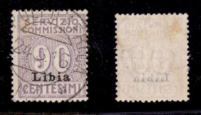 Italia / Colonie / Libia / Servizio Commissioni
