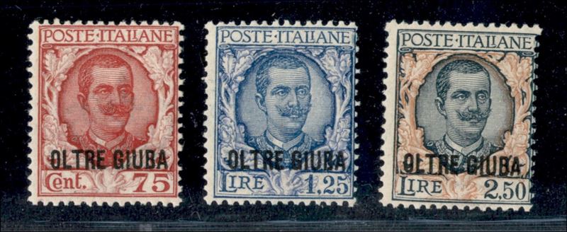 Italia / Colonie / Oltre Giuba / Posta Ordinaria