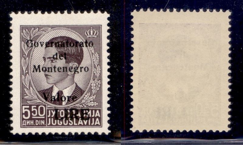 Italia / Occupazioni II Guerra Mondiale / Montenegro / Posta Ordinaria