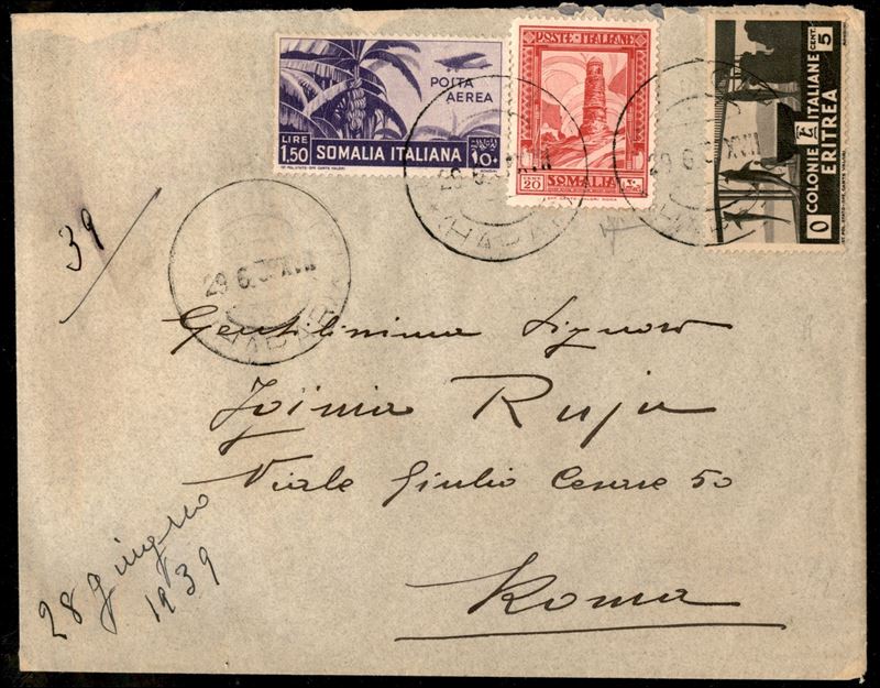 Italia / Colonie / Somalia / Aerogrammi