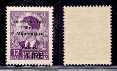Italia / Occupazioni II Guerra Mondiale / Montenegro / Posta Ordinaria