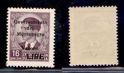 Italia / Occupazioni II Guerra Mondiale / Montenegro / Posta Ordinaria