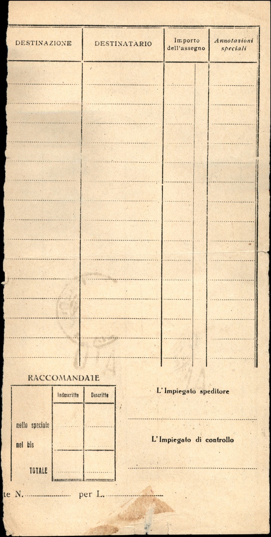 Italia / Rsi / G.n.r. Brescia / Segnatasse