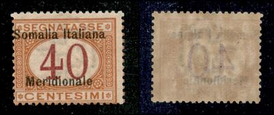 Italia / Colonie / Somalia / Segnatasse