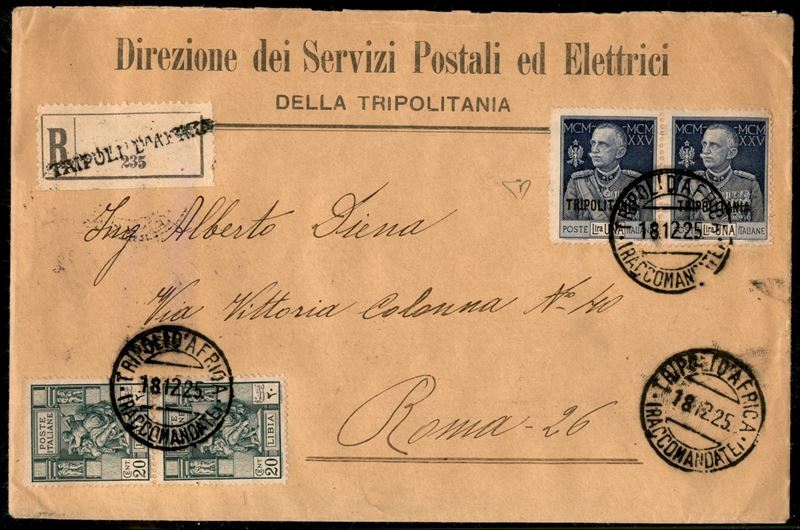 Italia / Colonie / Tripolitania / Posta Ordinaria