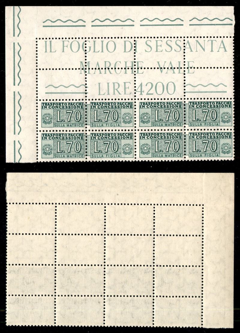 Italia / Repubblica / Pacchi Postali