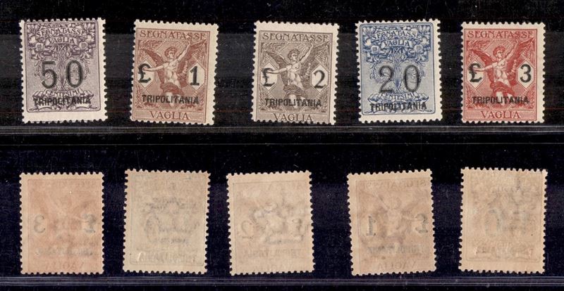 Italia / Colonie / Tripolitania / Segnatasse per Vaglia