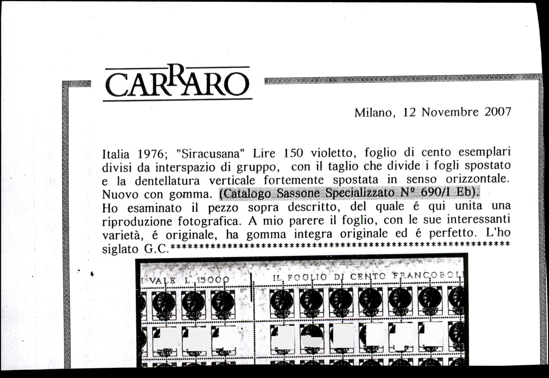 Italia / Repubblica / Posta Ordinaria