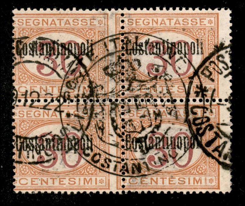 Italia / Uffici Postali All'estero / Levante / Costantinopoli / Segnatasse