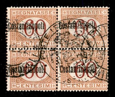 Italia / Uffici Postali All'estero / Levante / Costantinopoli / Segnatasse