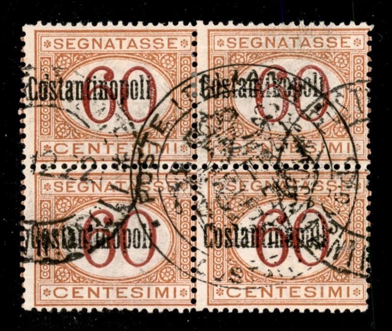Italia / Uffici Postali All'estero / Levante / Costantinopoli / Segnatasse