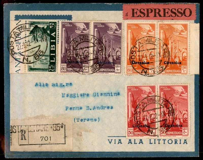 Italia / Colonie / Cirenaica / Aerogrammi
