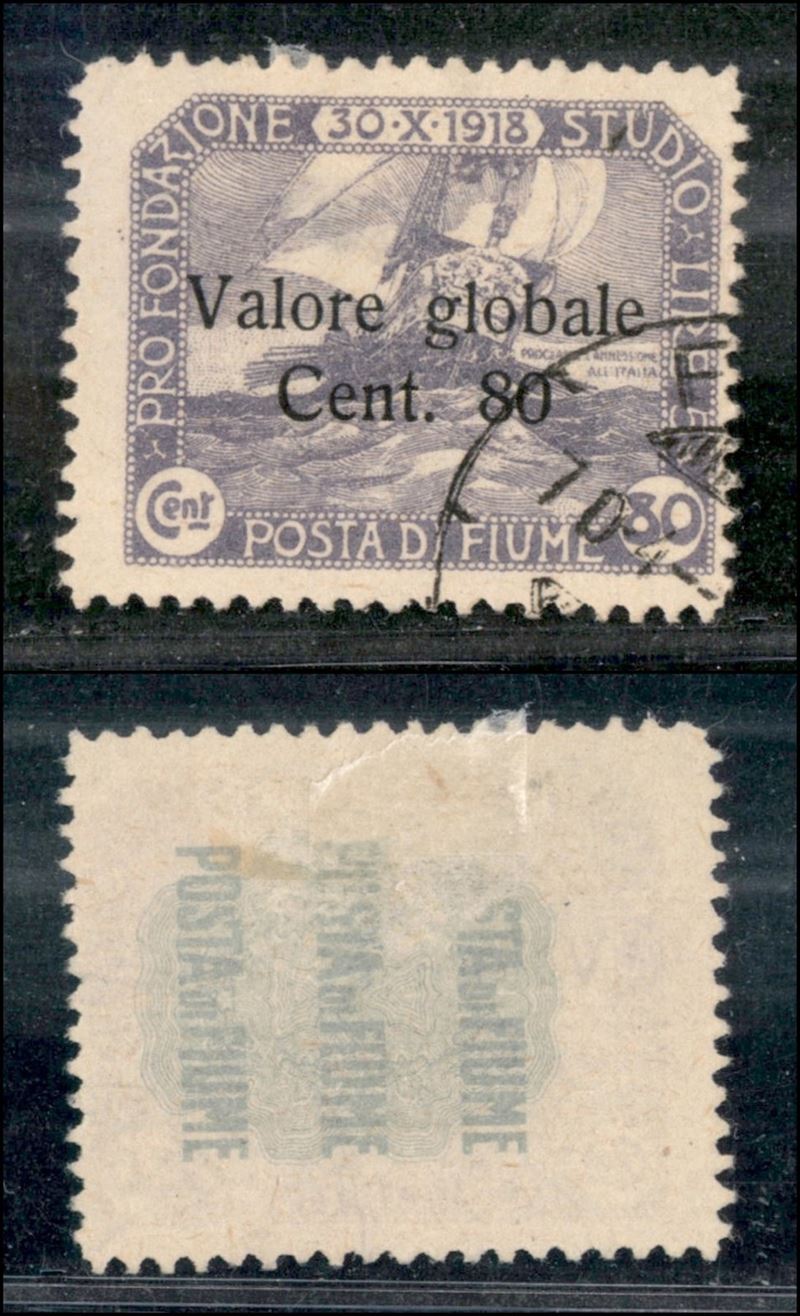 Italia / Occupazioni i Guerra Mondiale / Fiume / Posta Ordinaria