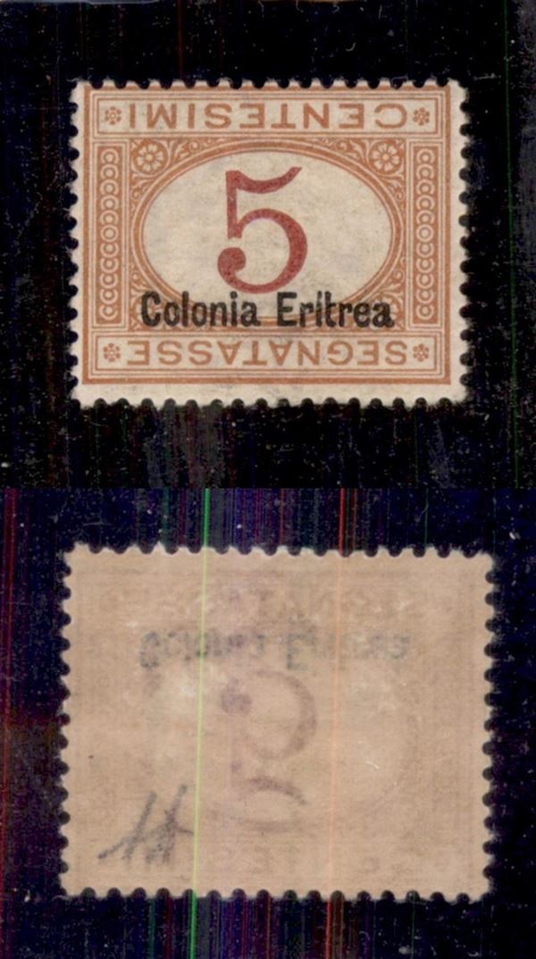 ITALIA / Colonie / Eritrea / Segnatasse