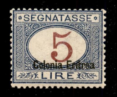 Italia / Colonie / Eritrea / Segnatasse