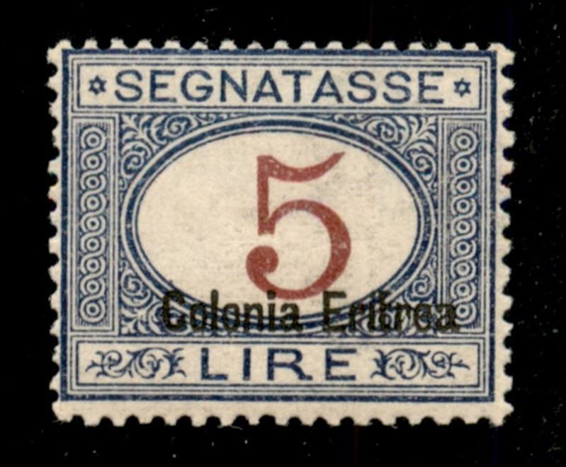 Italia / Colonie / Eritrea / Segnatasse